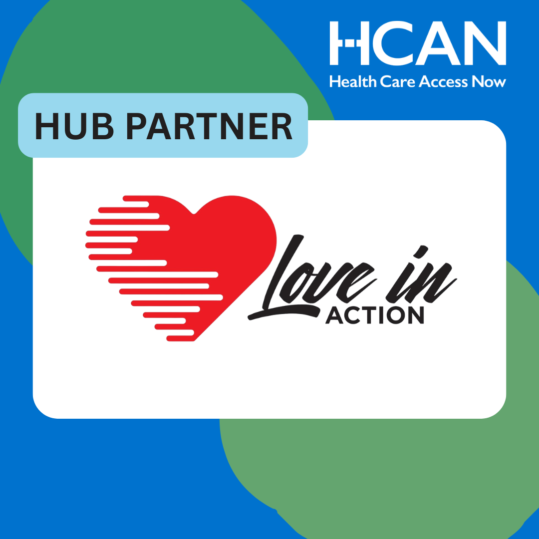 Love in Action heart logo